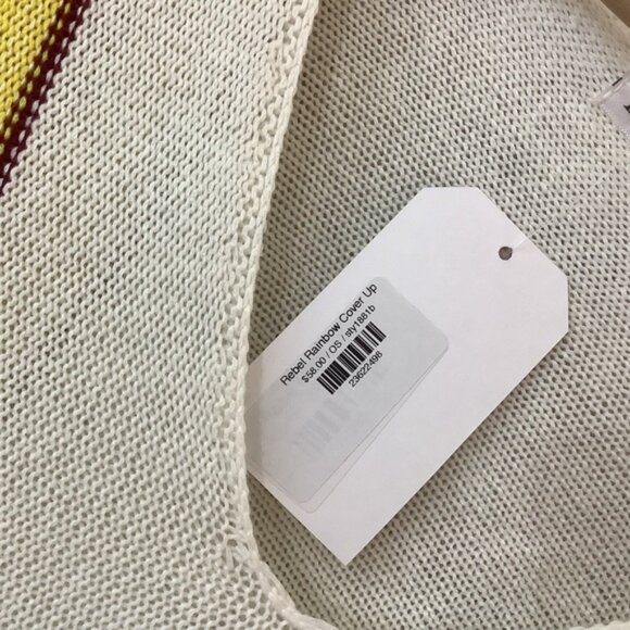 NWT Blakeley Rebel Rose Rainbow Coverup One Size - Picture 5 of 5